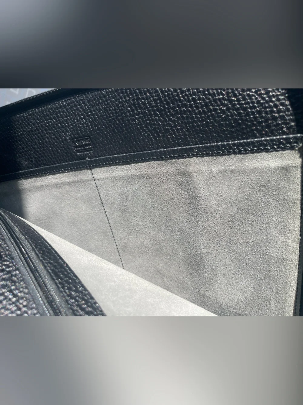 Loewe Anagram Leather Document Case/Laptop Case Grained Calfskin unisex